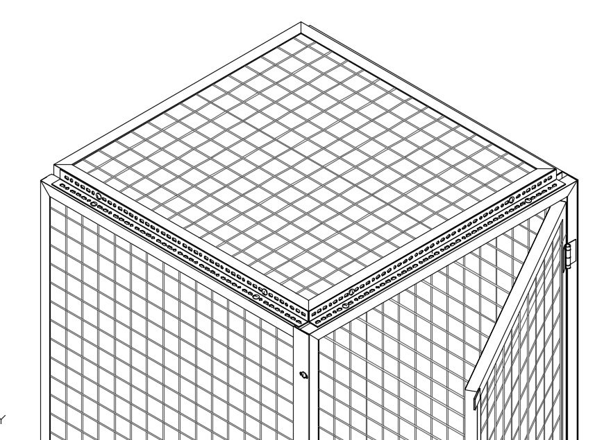 Ceiling Panels — ProGuard tenant locker construction drawing