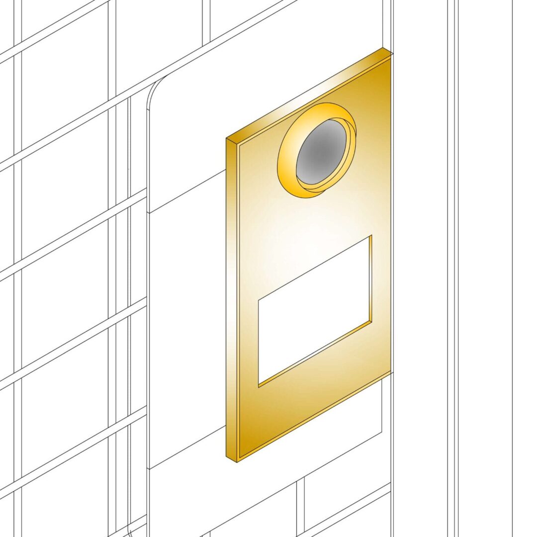 Optional Marks Lockset — ProGuard tenant locker construction drawing